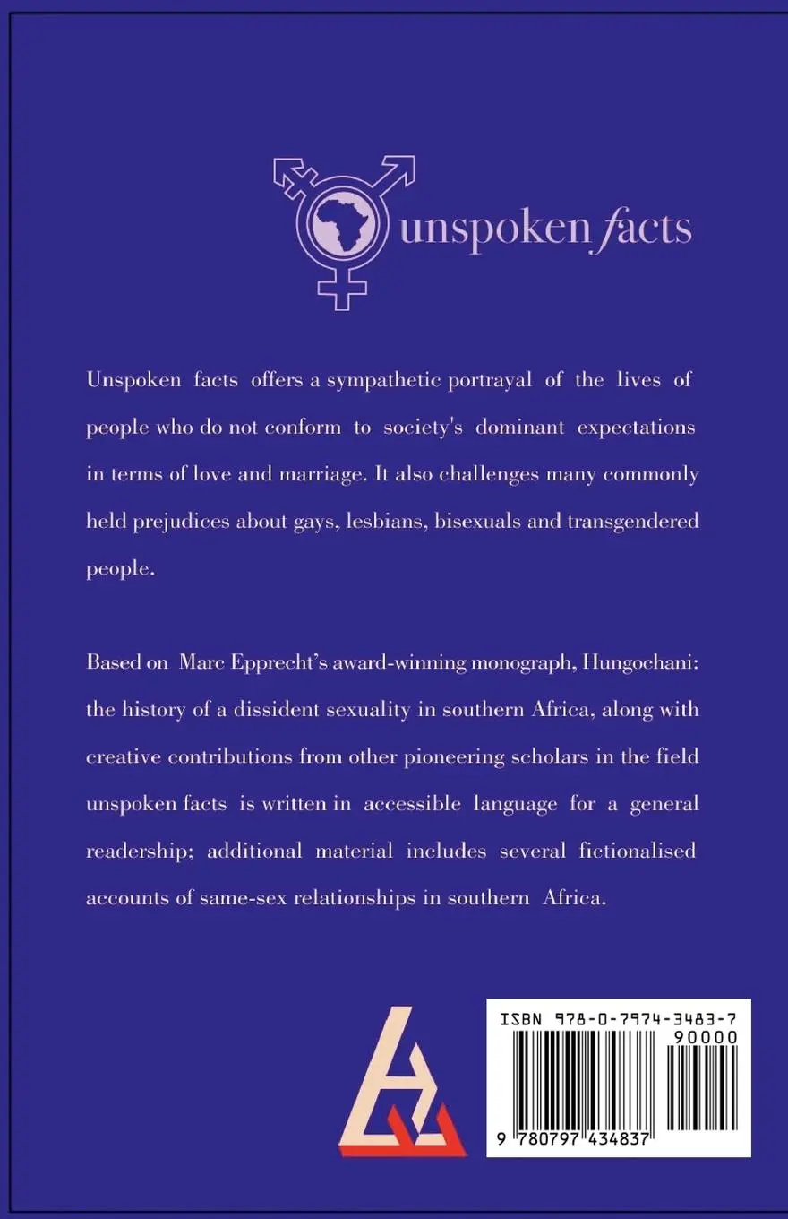 Rückseite: 9780797434837 | Unspoken Facts | Marc Epprecht | Taschenbuch | Kartoniert / Broschiert