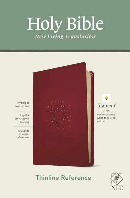 Cover: 9781496444837 | NLT Thinline Reference Bible, Filament Enabled Edition (Red Letter,...