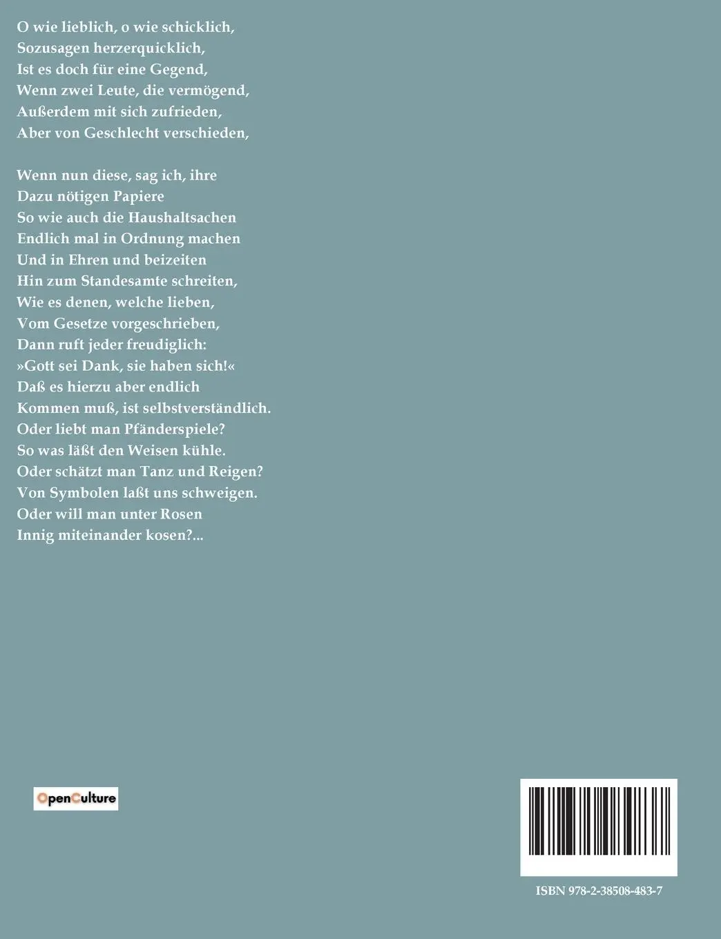 Rückseite: 9782385084837 | Herr und Frau Knopp | Wilhelm Busch | Taschenbuch | 74 S. | Deutsch