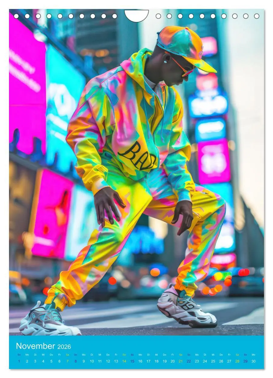 Bild: 9783516274837 | Hip-hop Begeisterung (Wandkalender 2026 DIN A4 hoch), CALVENDO...