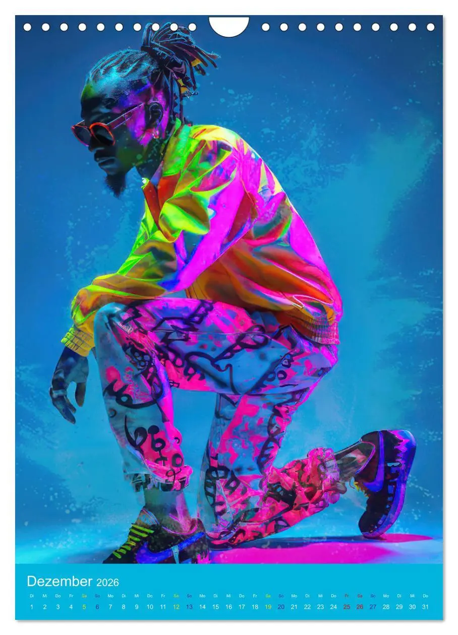Bild: 9783516274837 | Hip-hop Begeisterung (Wandkalender 2026 DIN A4 hoch), CALVENDO...