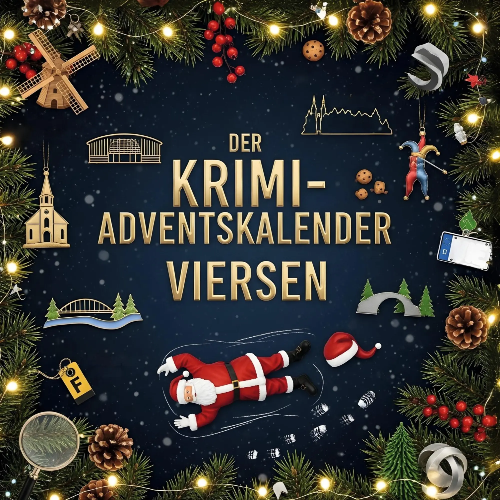 Cover: 9783695304837 | Der Krimi-Adventskalender Viersen | Mordsverdächtig in 24 Akten | Buch