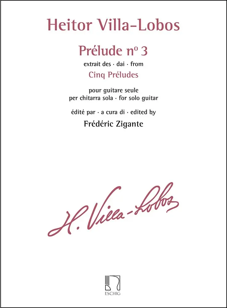 Cover: 9790044094837 | Prélude n° 3 - extrait des Cinq Préludes pour guitare seule | Buch
