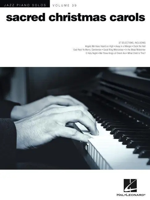 Cover: 888680074937 | Sacred Christmas Carols Jazz Piano Solos Vol. 39 Holiday Piano...