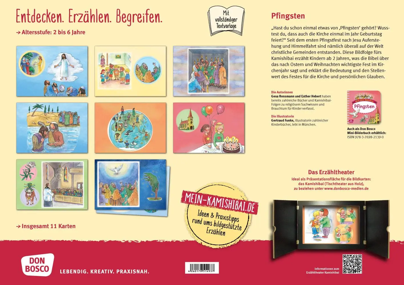 Bild: 4260179514937 | Pfingsten. Kamishibai Bildkartenset. | Esther Hebert (u. a.) | Box
