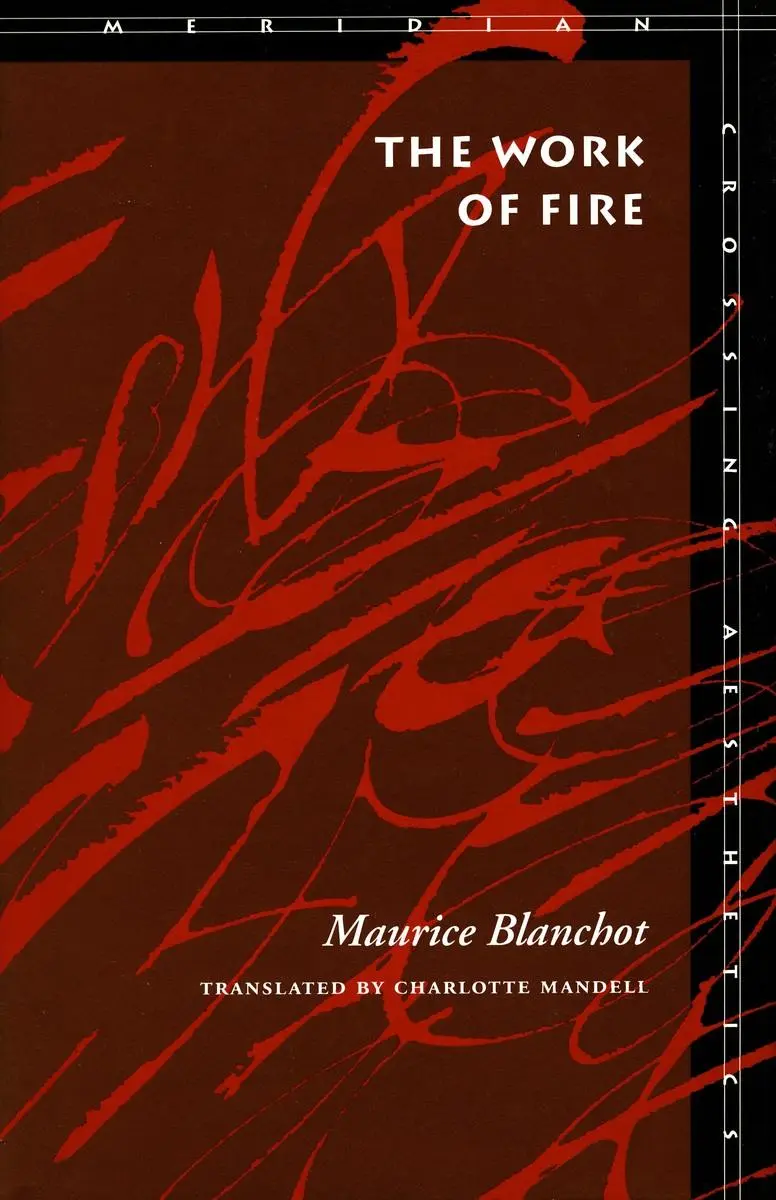 Cover: 9780804724937 | The Work of Fire | Maurice Blanchot | Taschenbuch | Englisch | 1995