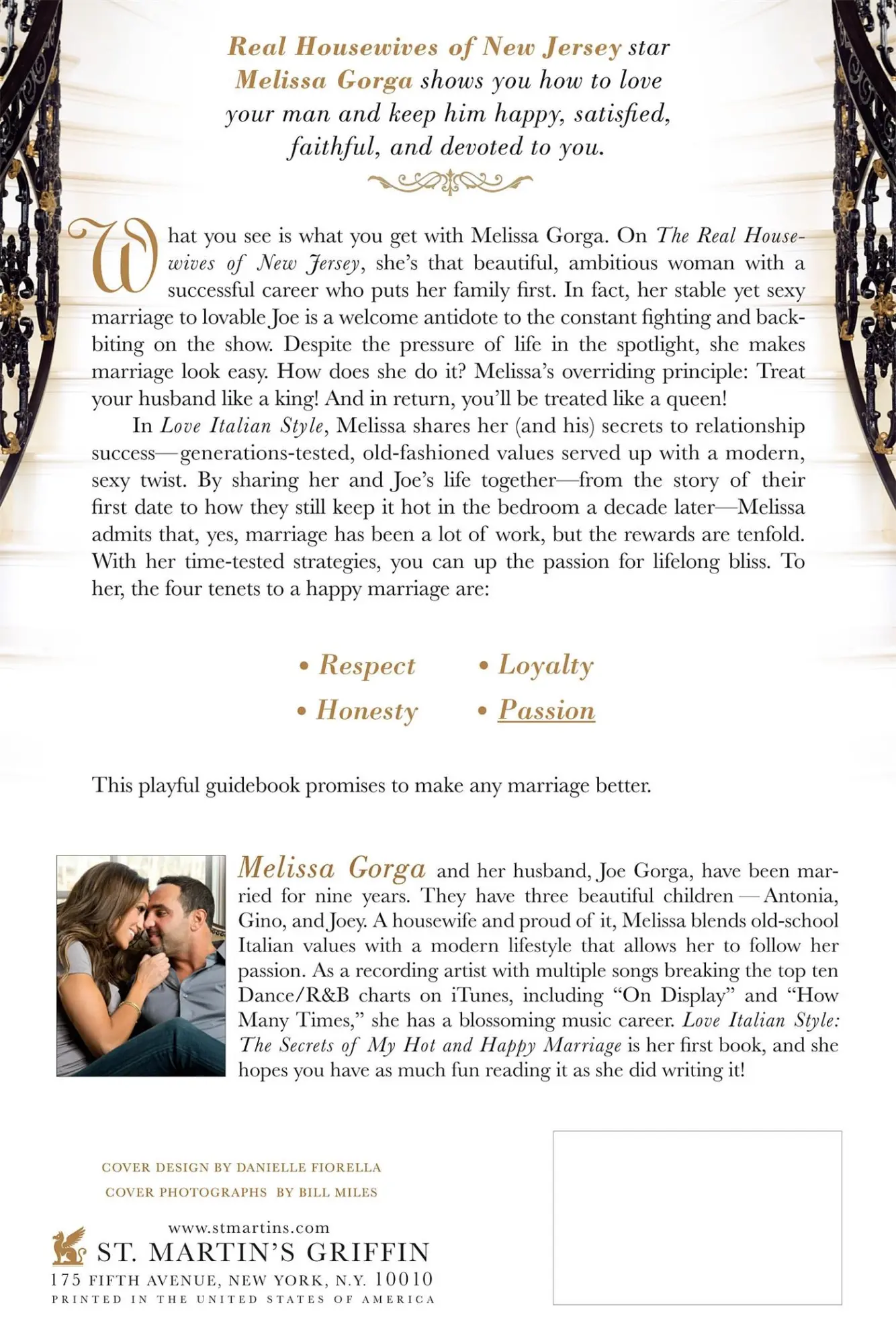 Rückseite: 9781250054937 | Love Italian Style | Melissa Gorga | Taschenbuch | Englisch | 2014