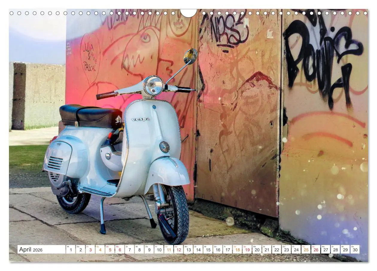 Bild: 9783457554937 | Kult Roller - Vesparade (Wandkalender 2026 DIN A3 quer), CALVENDO...