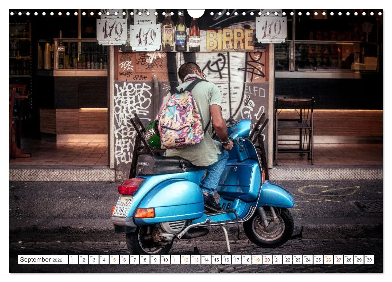 Bild: 9783457554937 | Kult Roller - Vesparade (Wandkalender 2026 DIN A3 quer), CALVENDO...