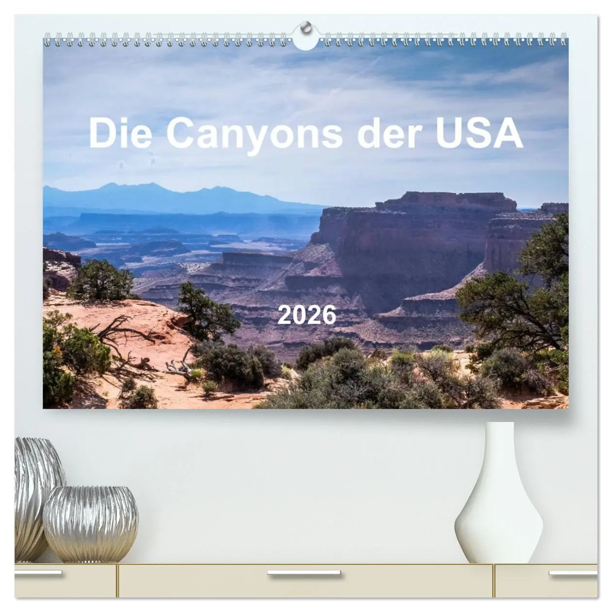 Cover: 9783516024937 | Die Canyons der USA (hochwertiger Premium Wandkalender 2026 DIN A2...