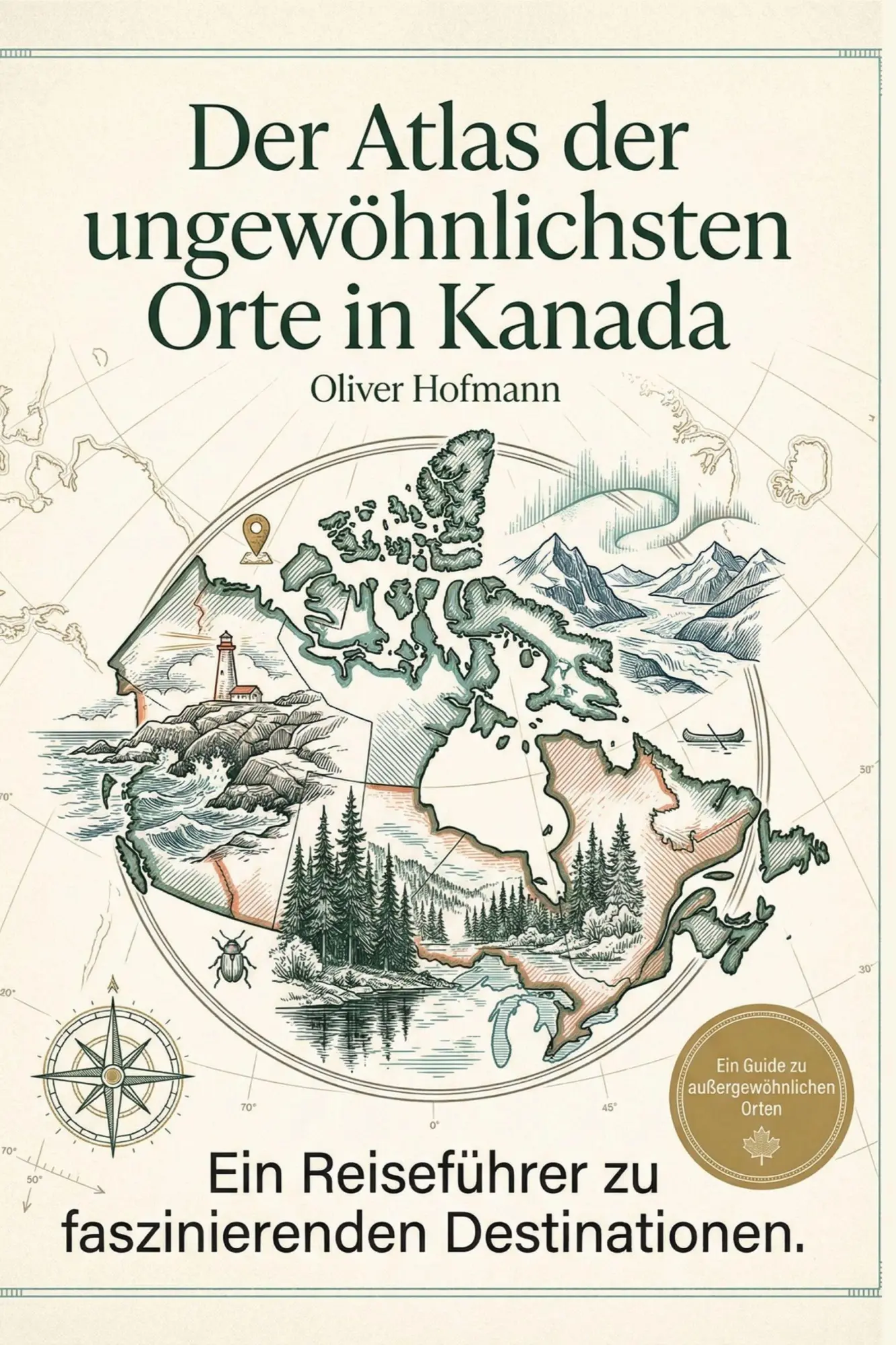 Cover: 9783695394937 | Der Atlas der ungewöhnlichsten Orte in Kanada | Oliver Hofmann | Buch