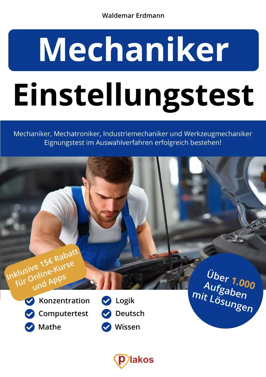 Cover: 9783948144937 | Einstellungstest Mechaniker, Mechatroniker, Industriemechaniker &amp;...