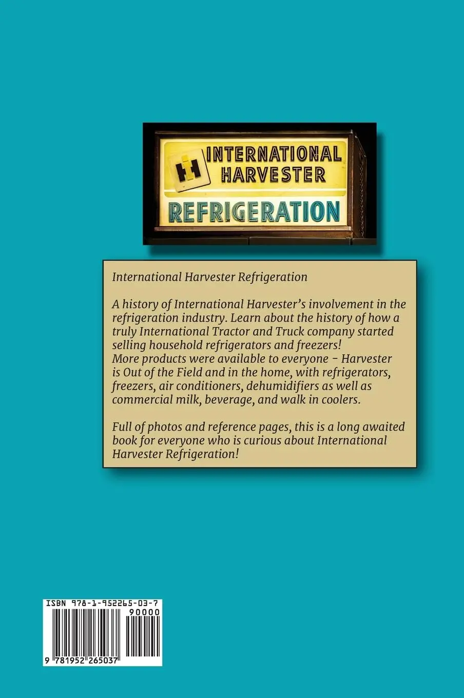 Rückseite: 9781952265037 | International Harvester Refrigeration | Sarah Tomac | Buch | Englisch