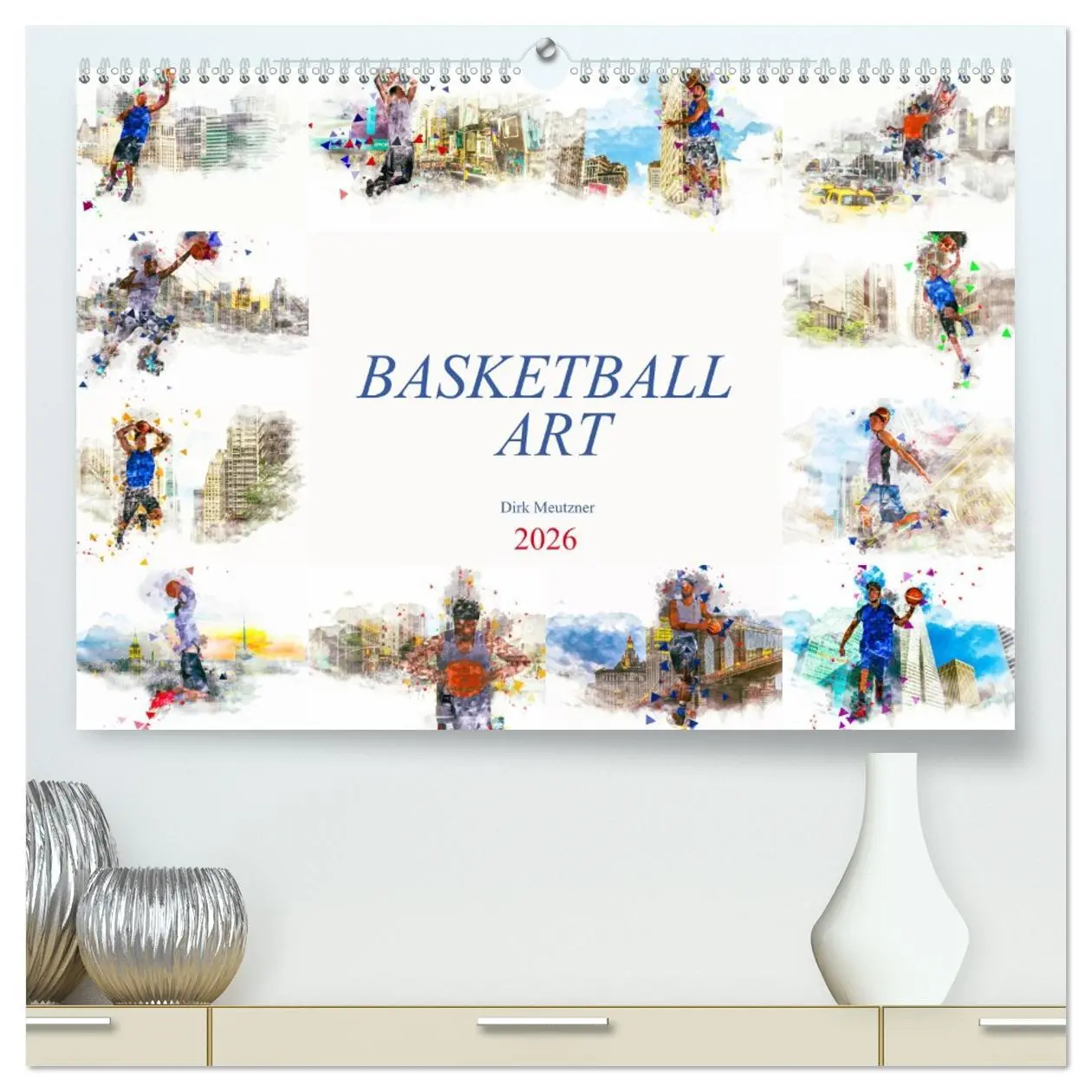 Cover: 9783457755037 | Basketball Art (hochwertiger Premium Wandkalender 2026 DIN A2...