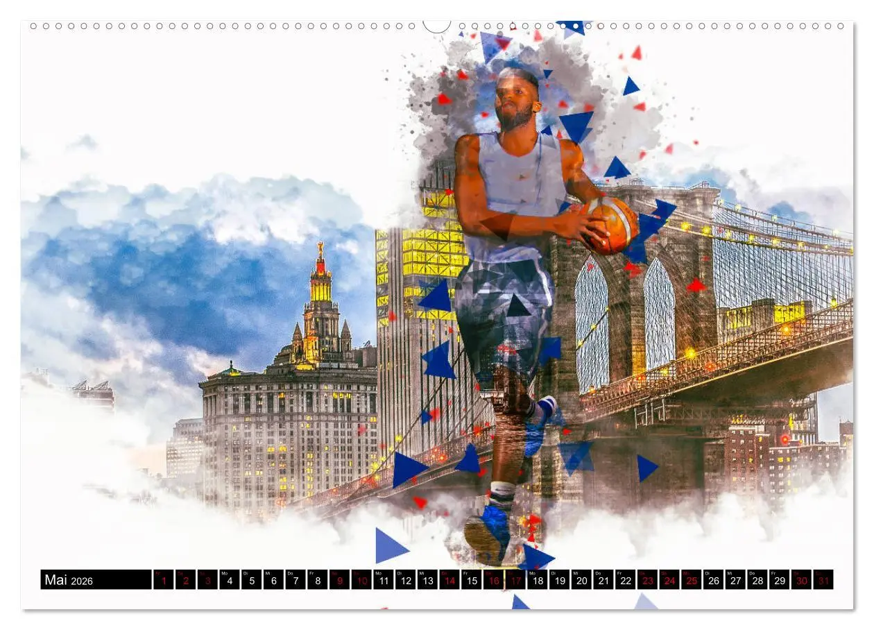 Bild: 9783457755037 | Basketball Art (hochwertiger Premium Wandkalender 2026 DIN A2...