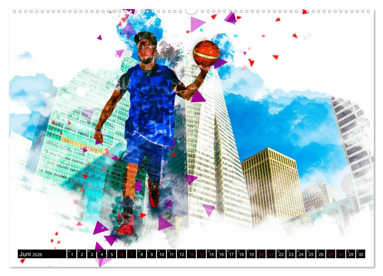 Bild: 9783457755037 | Basketball Art (hochwertiger Premium Wandkalender 2026 DIN A2...