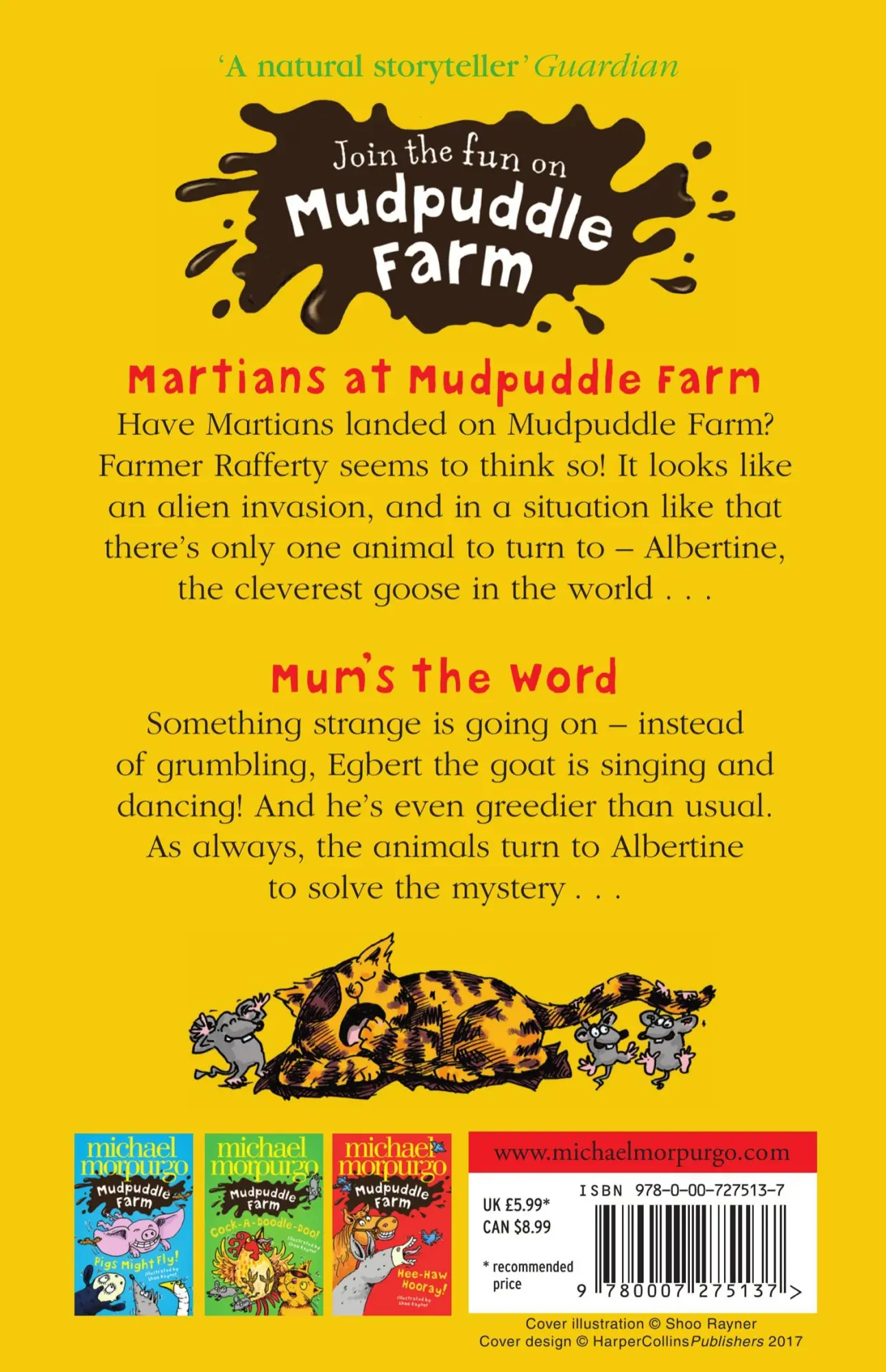 Rückseite: 9780007275137 | Alien Invasion! | Michael Morpurgo | Taschenbuch | Mudpuddle Farm