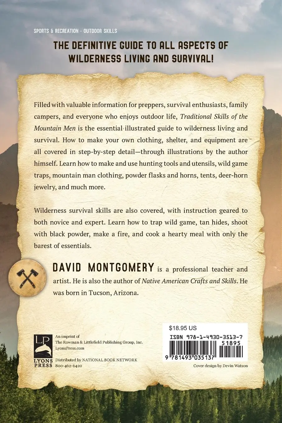Rückseite: 9781493035137 | Traditional Skills of the Mountain Men | David Montgomery | Buch