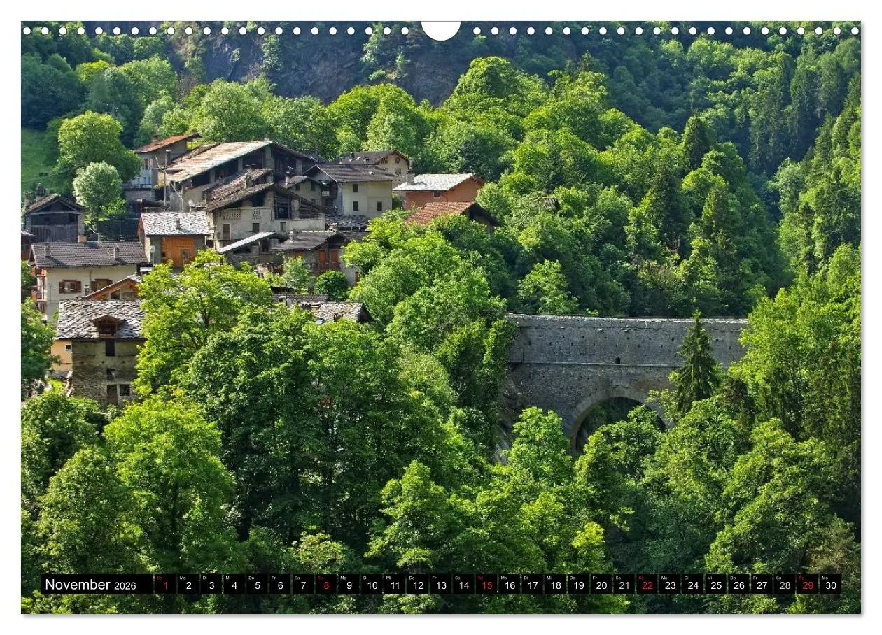 Bild: 9783516215137 | Aostatal (Wandkalender 2026 DIN A3 quer), CALVENDO Monatskalender