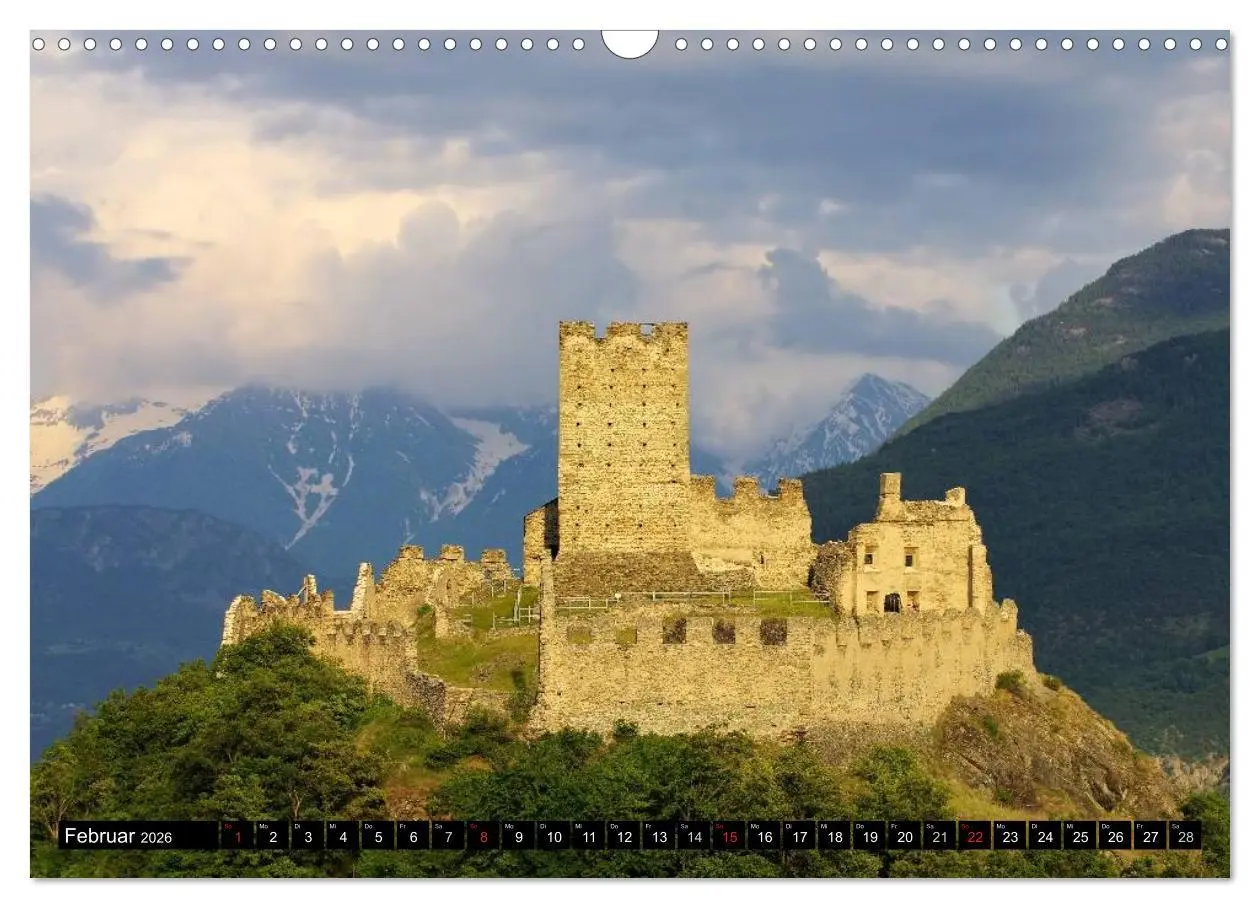 Bild: 9783516215137 | Aostatal (Wandkalender 2026 DIN A3 quer), CALVENDO Monatskalender