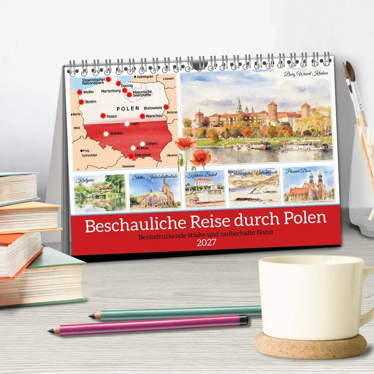 Bild: 9783516765137 | Beschauliche Reise durch Polen (Tischkalender 2027 DIN A5 quer),...