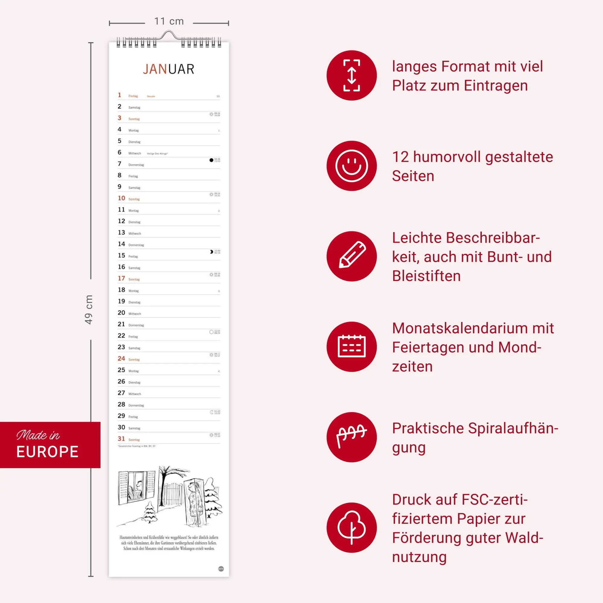 Bild: 9783756415137 | Loriot Planer 2027 | Loriot | Kalender | Streifenplaner Kalender Heye