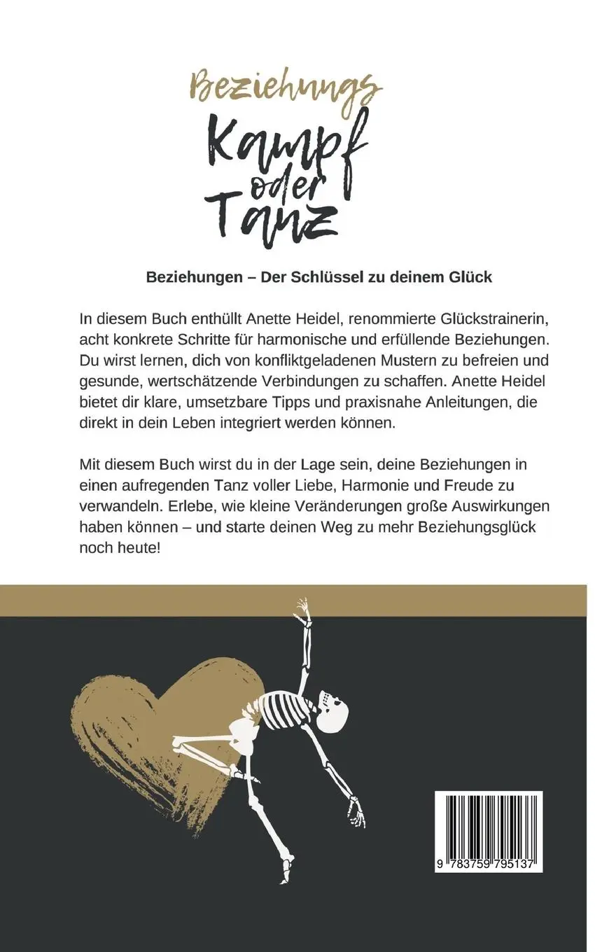 Rückseite: 9783759795137 | Beziehungskampf oder Tanz | Anette Heidel | Taschenbuch | Paperback