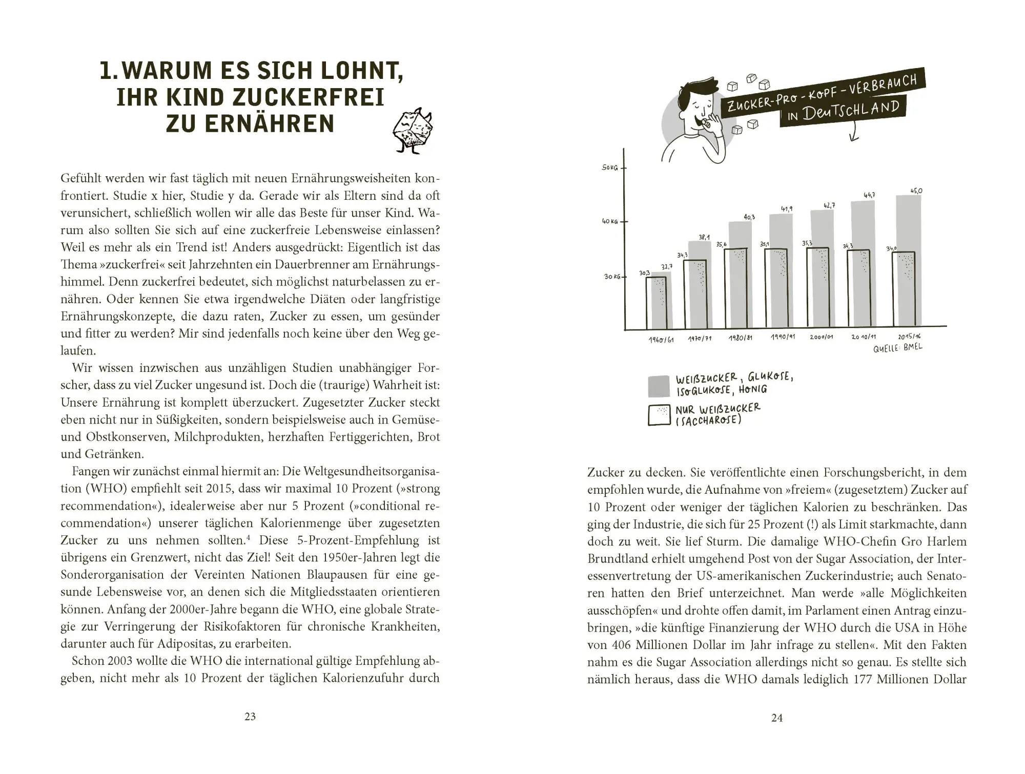 Bild: 9783453605237 | Zuckerfrei von Anfang an | Marianne Falck | Taschenbuch | 368 S.