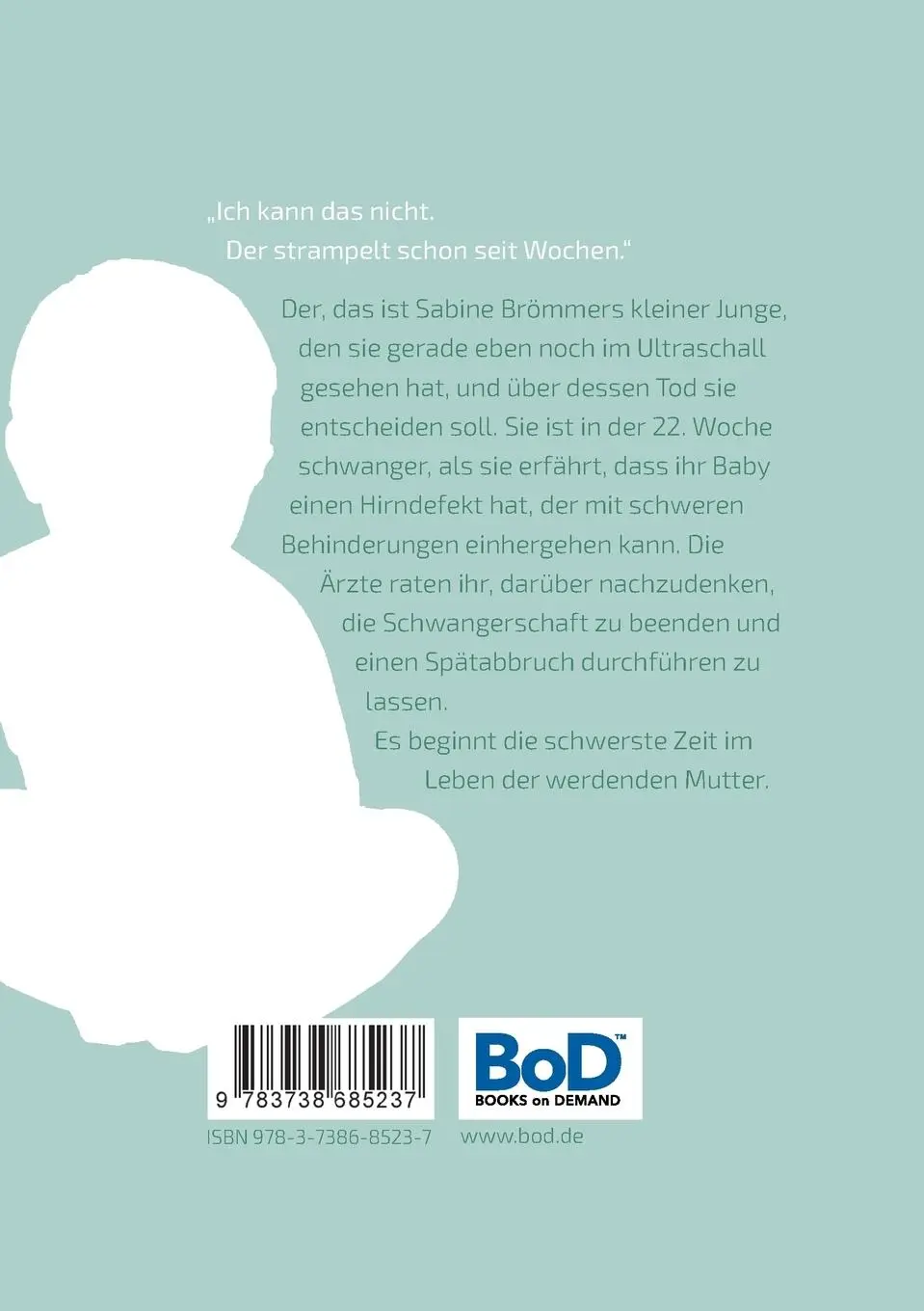 Rückseite: 9783738685237 | Balkenkind | Sabine Brömmer | Taschenbuch | 104 S. | Deutsch | 2015