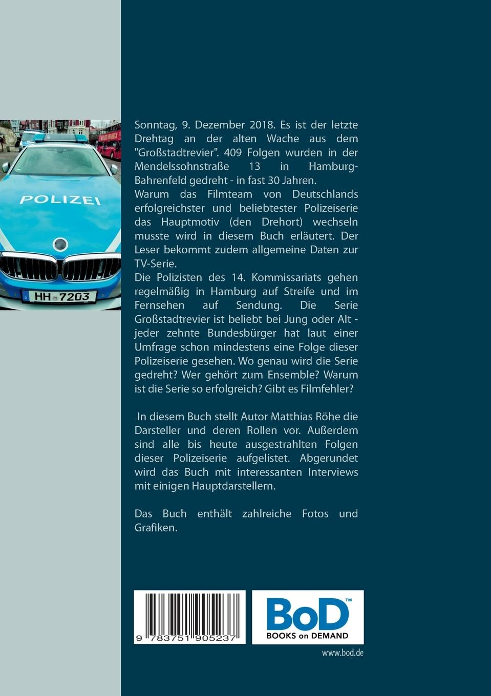 Rückseite: 9783751905237 | Umzug ins neue 14. Kommissariat | Matthias Röhe | Taschenbuch | 200 S.