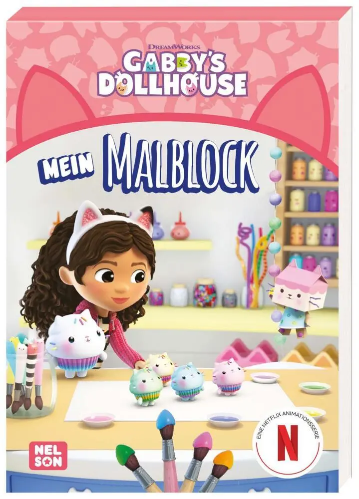 Cover: 9783845125237 | Gabby's Dollhouse: Mein Malblock | Malblock für Kinder ab 4 Jahren