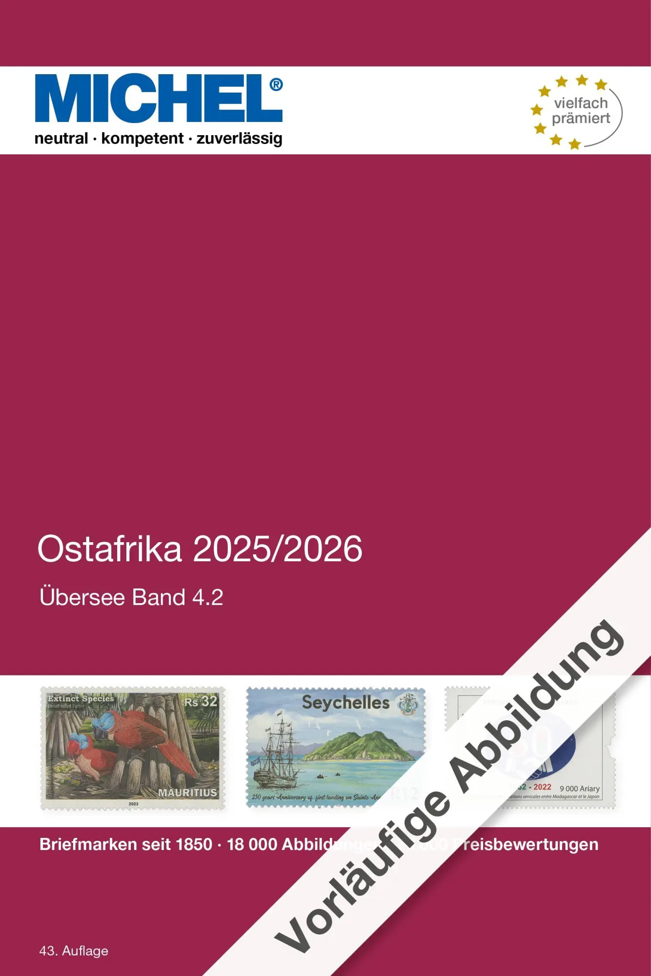 Cover: 9783954025237 | Ostafrika 2025/2026 | Michel-Redaktion | Buch | MICHEL-Übersee / ÜK