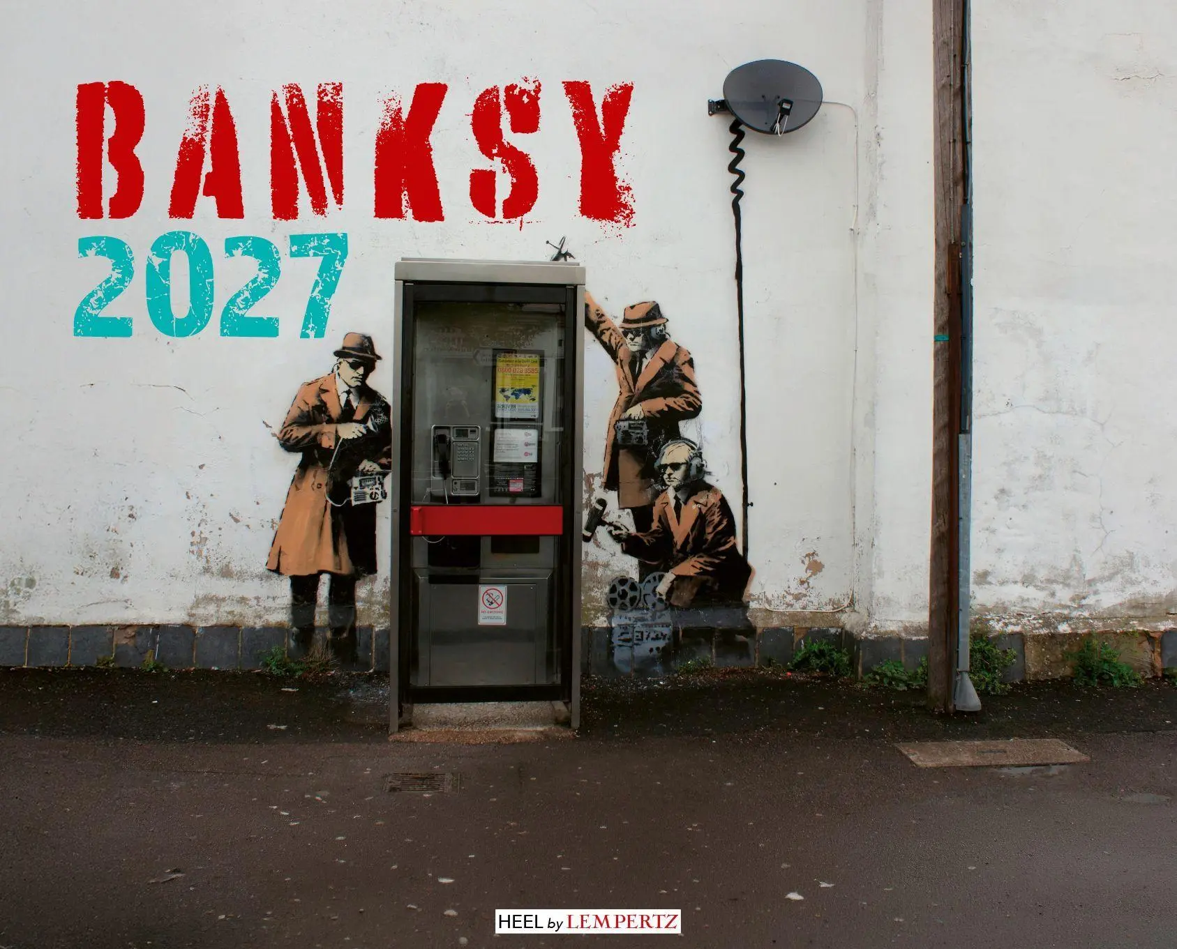 Cover: 9783960585237 | Banksy Kalender 2027 Premium XXL-Posterkalender | Kalender | 14 S.