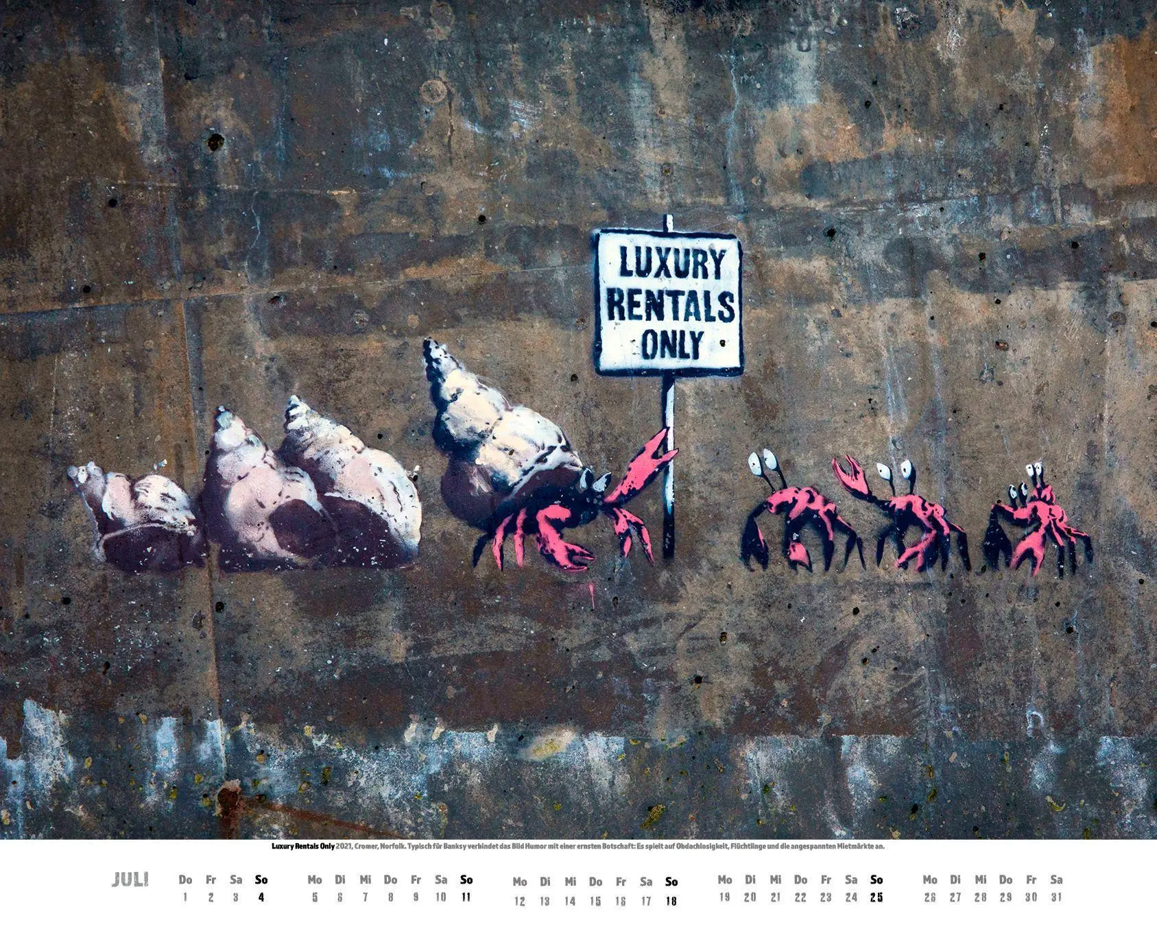 Bild: 9783960585237 | Banksy Kalender 2027 Premium XXL-Posterkalender | Kalender | 14 S.