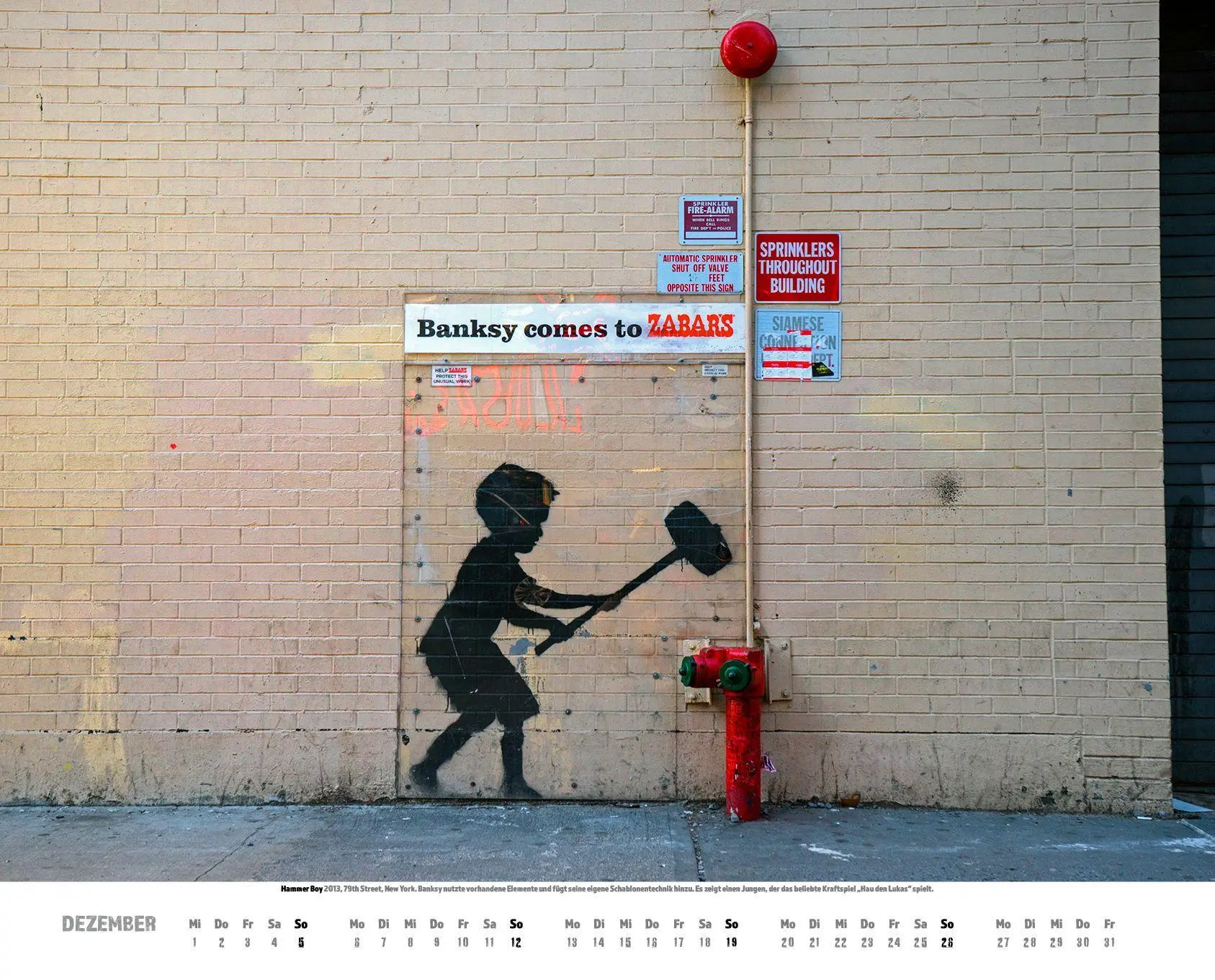 Bild: 9783960585237 | Banksy Kalender 2027 Premium XXL-Posterkalender | Kalender | 14 S.
