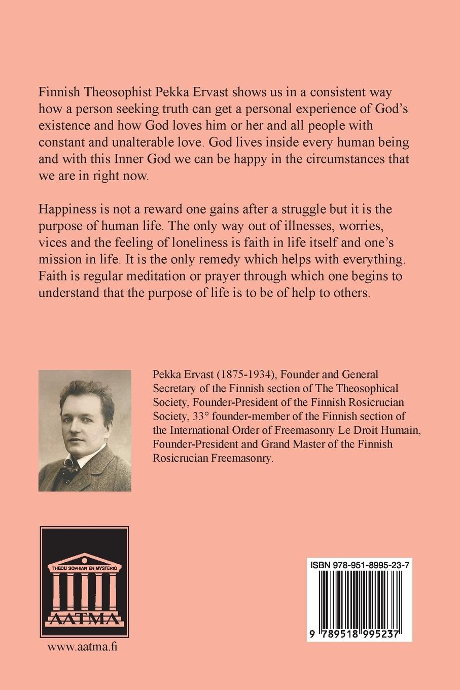 Rückseite: 9789518995237 | The Inner God and Happiness | Pekka Ervast | Taschenbuch | Englisch