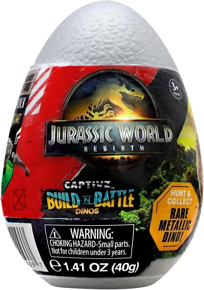 Cover: 840148215337 | Jurassic Captivz Rebirth - 12Pcs Pdq- 3 Egg Row | Plastikei | 39994