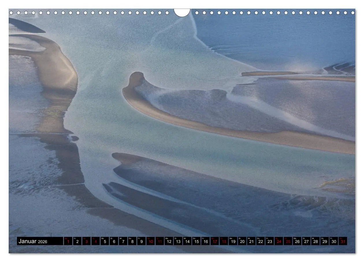 Bild: 9783457895337 | Das Wattenmeer von oben (Wandkalender 2026 DIN A3 quer), CALVENDO...