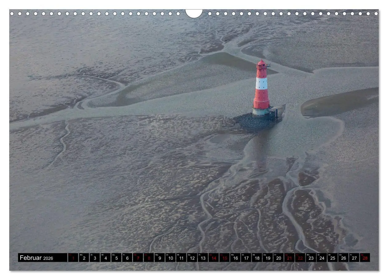 Bild: 9783457895337 | Das Wattenmeer von oben (Wandkalender 2026 DIN A3 quer), CALVENDO...