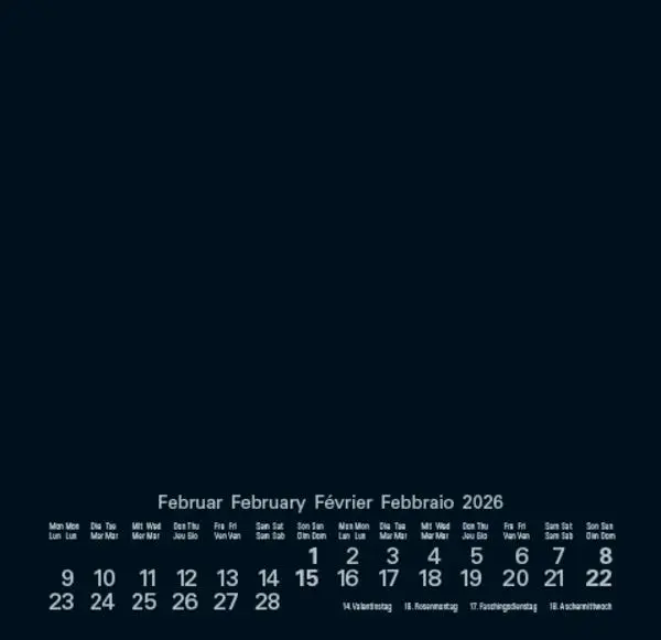 Bild: 9783731885337 | Foto-Malen-Basteln Bastelkalender schwarz quer 2026 | Verlag Korsch