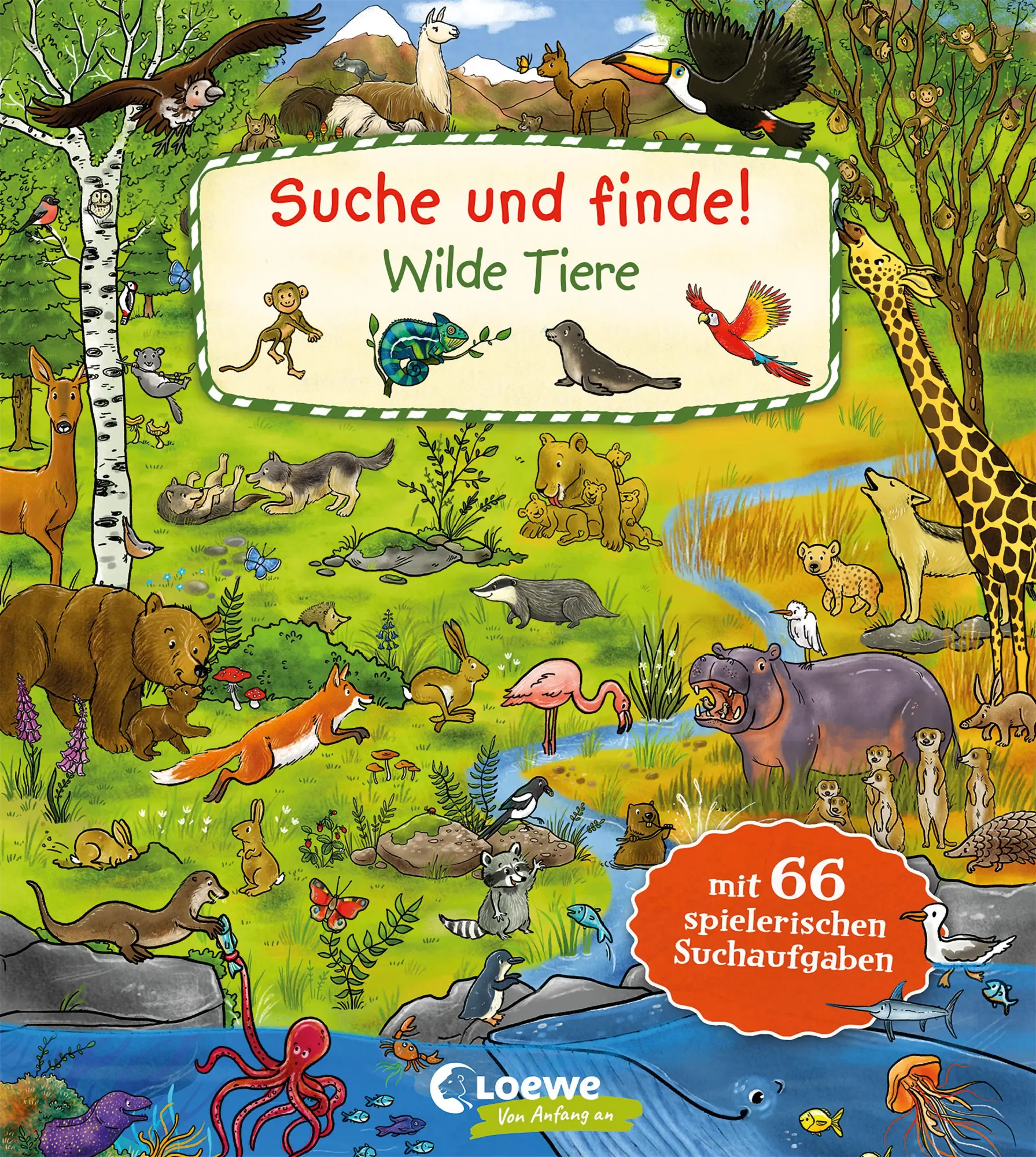 Cover: 9783743215337 | Suche und finde! - Wilde Tiere | Diana Kohne | Buch | Suche und finde!