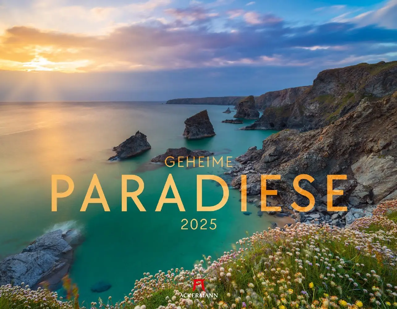 Cover: 9783838425337 | Geheime Paradiese Kalender 2025 | Ackermann Kunstverlag | Kalender