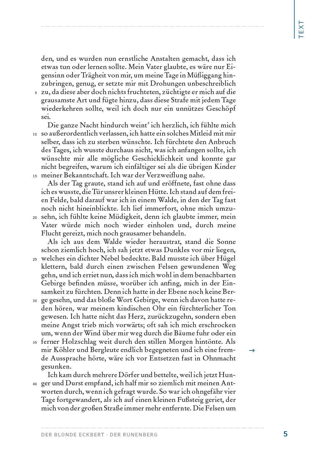 Bild: 9783872915337 | Der blonde Eckbert / Der Runenberg | Ludwig Tieck | Taschenbuch | 2025