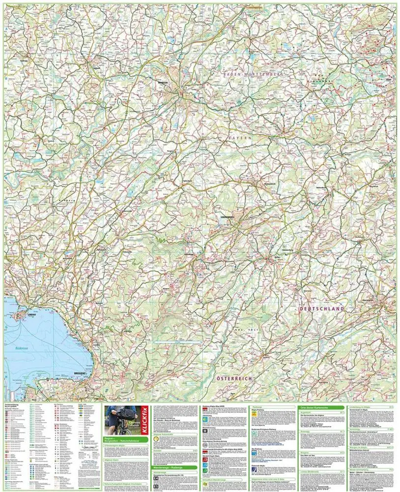 Bild: 9783961325337 | Publicpress Rad- und Wanderkarte Allgäu, Wangen, Kempten, Lindau,...