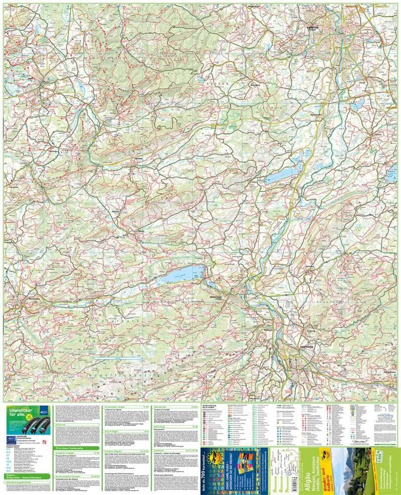 Bild: 9783961325337 | Publicpress Rad- und Wanderkarte Allgäu, Wangen, Kempten, Lindau,...