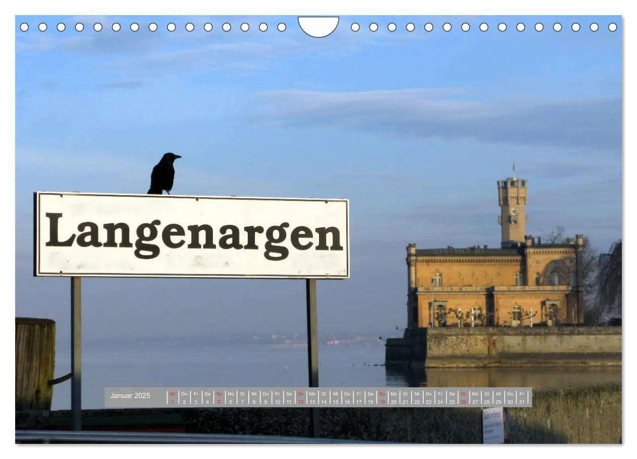 Bild: 9783435245437 | 2025 Langenargen am Bodensee (Wandkalender 2025 DIN A4 quer),...