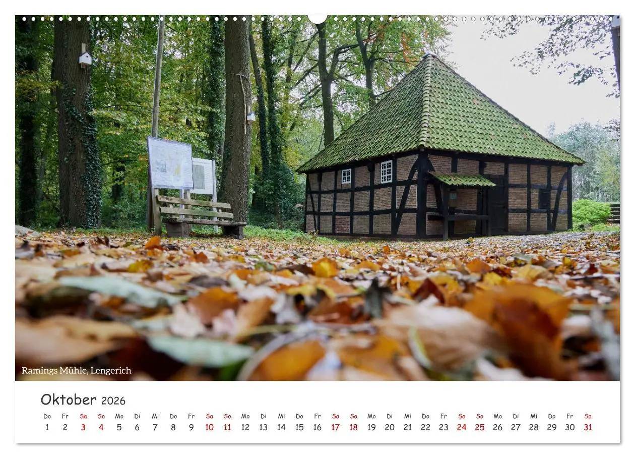 Bild: 9783457335437 | Emsland Impressionen (Wandkalender 2026 DIN A2 quer), CALVENDO...