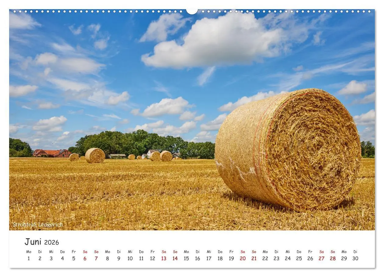 Bild: 9783457335437 | Emsland Impressionen (Wandkalender 2026 DIN A2 quer), CALVENDO...