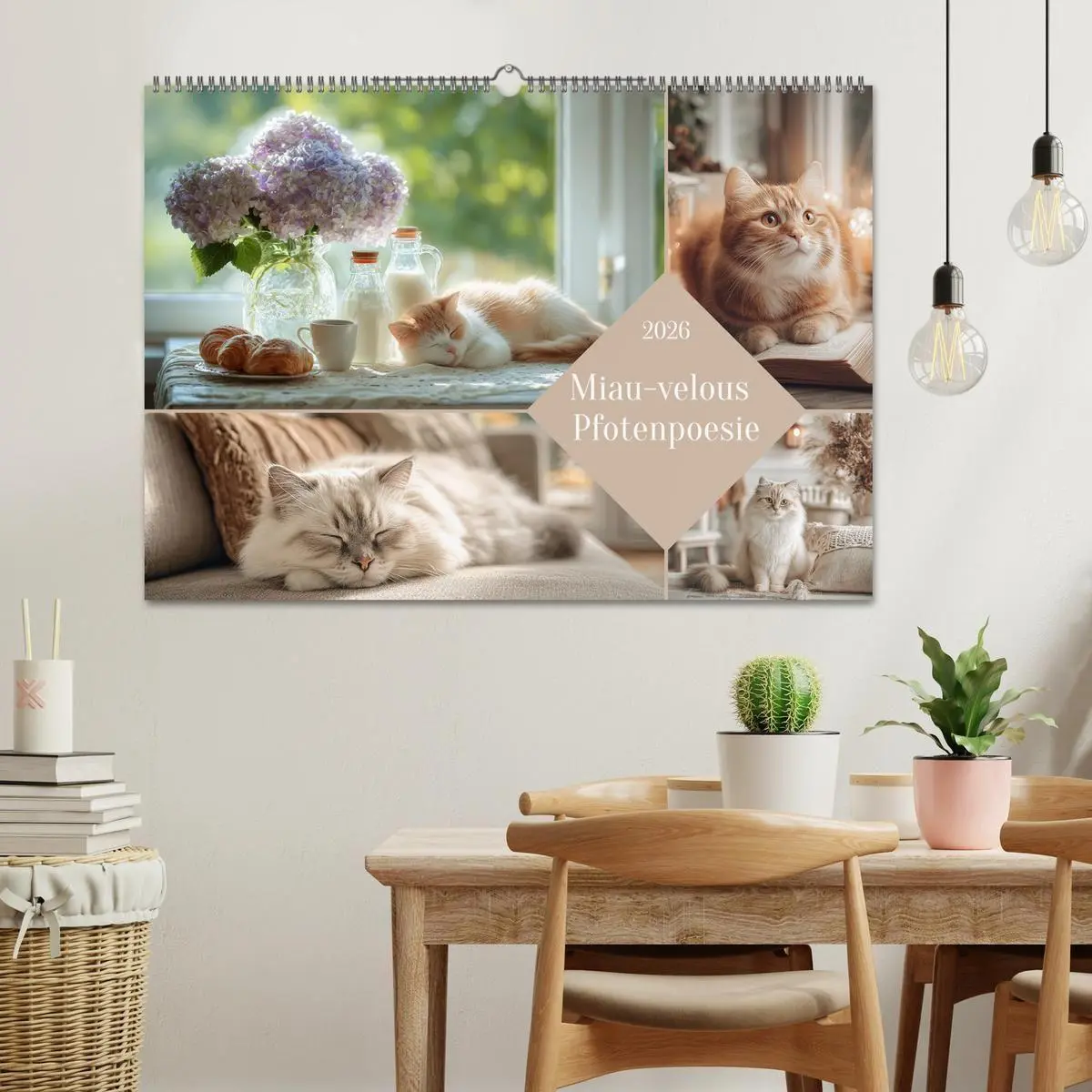 Bild: 9783516665437 | Miau-velous Pfotenpoesie (Wandkalender 2026 DIN A2 quer), CALVENDO...