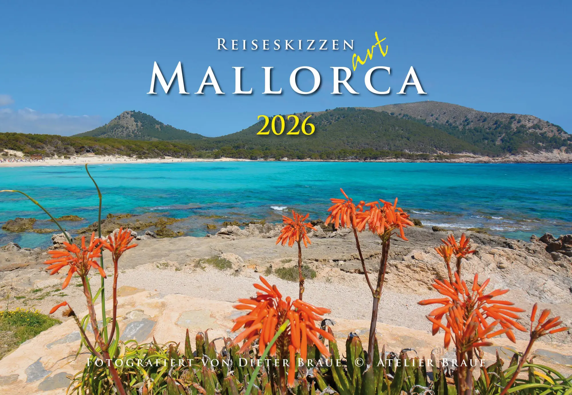 Cover: 9783925605437 | Reiseskizzen Mallorca 2026 ART | Mallorca`s Ansichten für Kenner